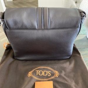 Mens Tod's leather cross body bag